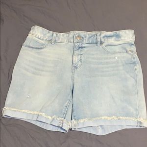 Denim shorts